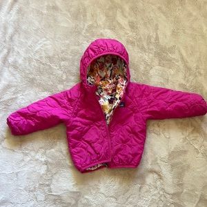 Patagonia Pink and Floral reversible jacket